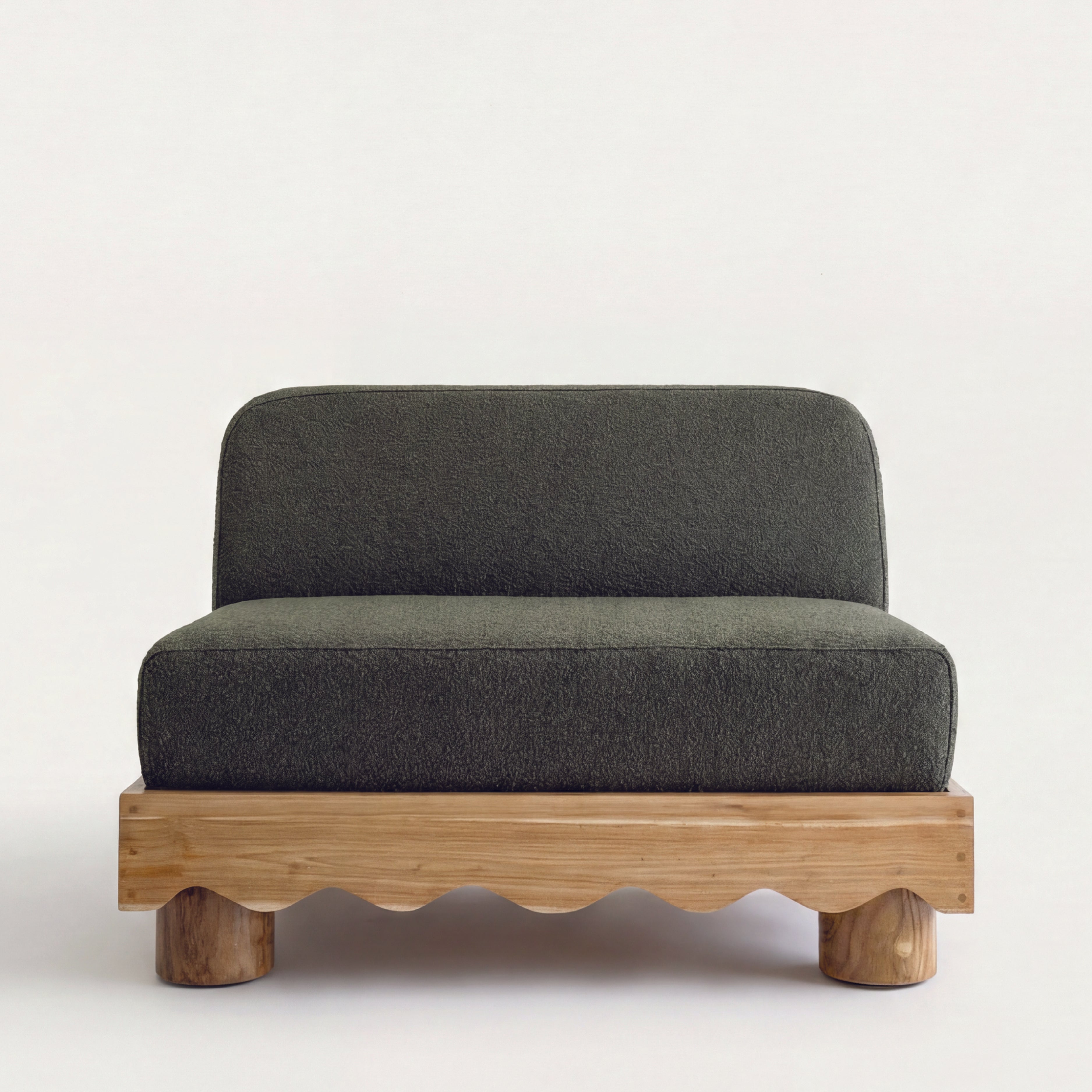 Wave Lounger - Forrest Boucle