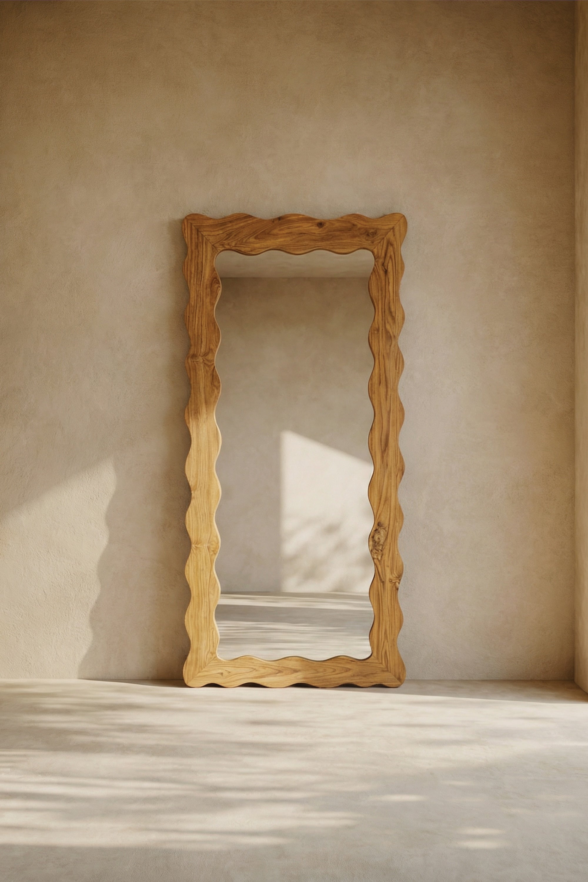 Wave Rectangle Mirror